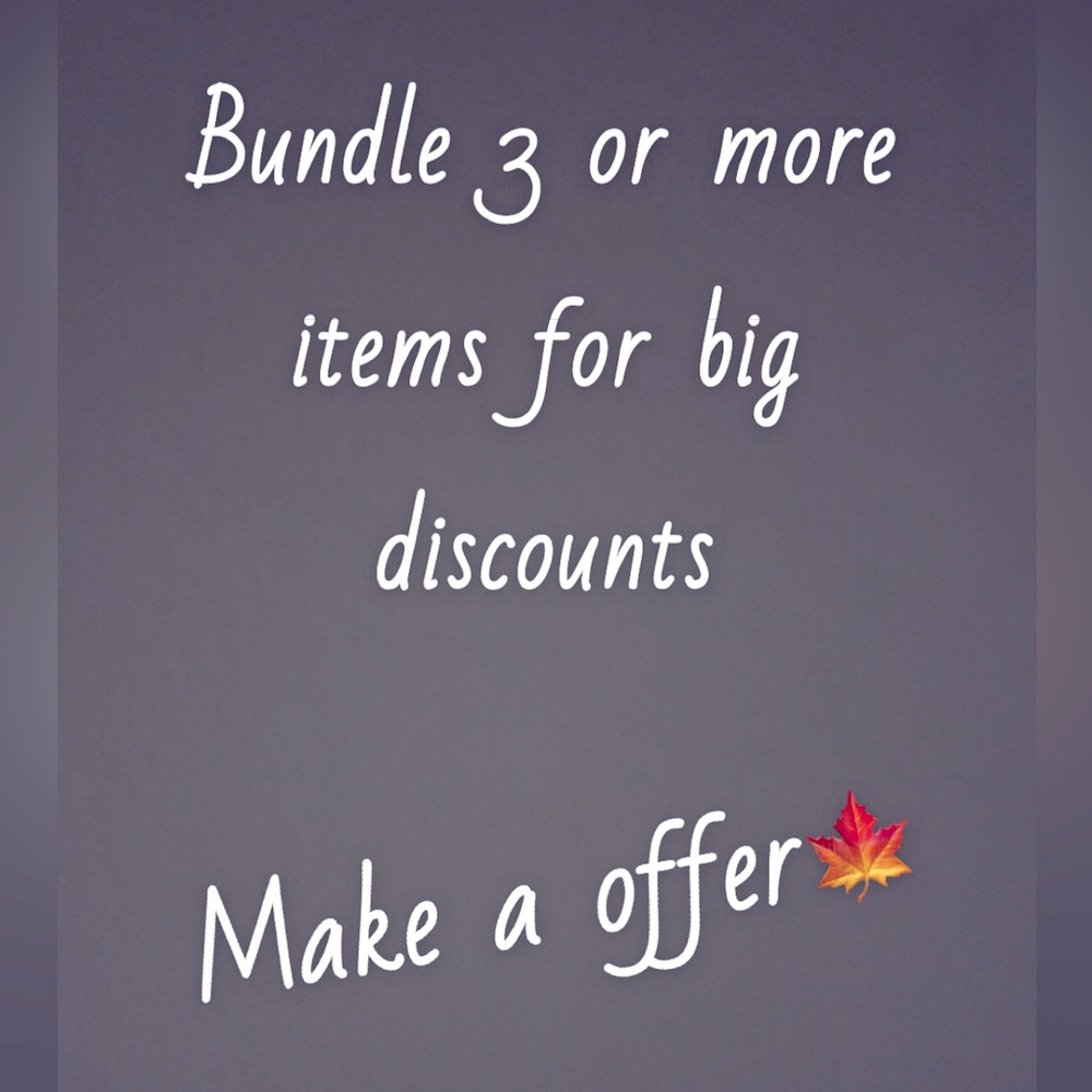 Get more for your money when you bundle multiple items 💥